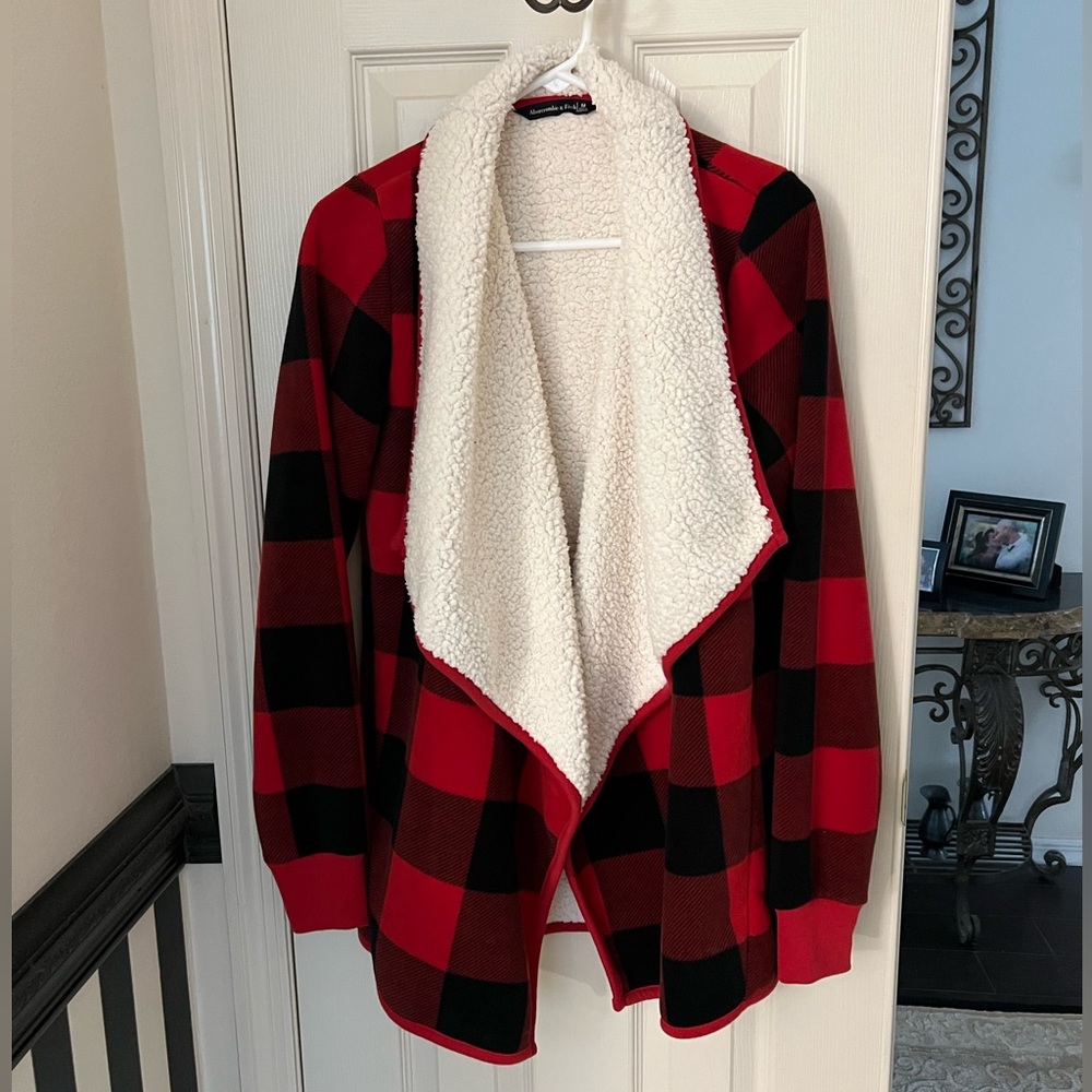 Abercrombie & Fitch flannel/fleece jacket